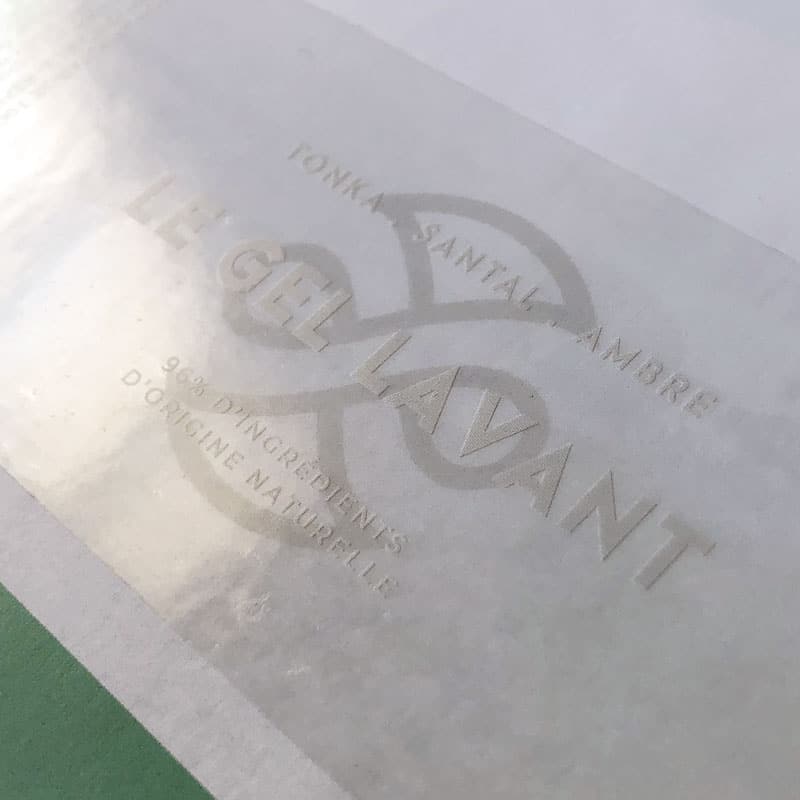 90 g - PLA Clear - Papier transparent non couché, mat, lisse - Compostable (fabriqué à partir d’amidon de maïs)
