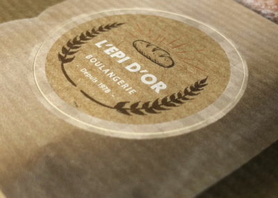 echantillon etiquette papier kraft offset numerique