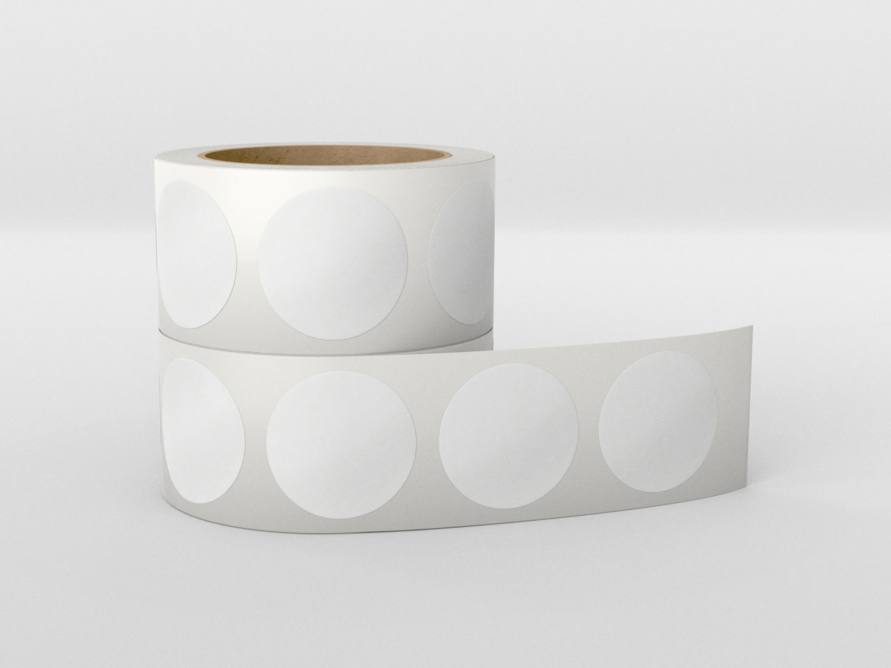 étiquette papier coton blanc